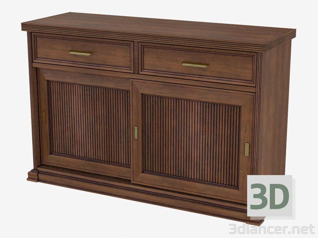 3d model Chest of drawers and doors - preview