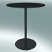 modèle 3D Table BON (9380-01 (⌀ 60cm), H 74cm, HPL noir, fonte noire) - preview
