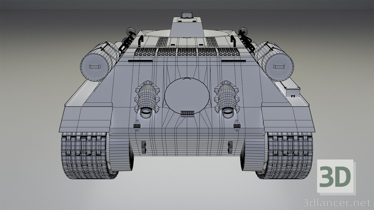3d BREM T-34T (Option 2) model buy - render