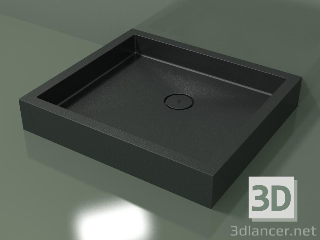 3D modeli Duş teknesi Alto (30UA0120, Deep Nocturne C38, 90x80 cm) - önizleme