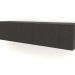 modello 3D Mensola pensile ST 06 (1 anta, 1200x315x250, legno marrone scuro) - anteprima