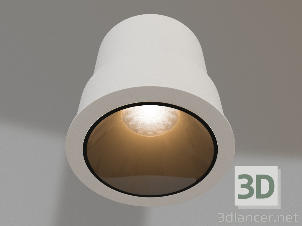 3d model Lámpara MS-ATLAS-BUILT-R66-15W Day4000 (WH-BK, 35 grados, 230V) - vista previa