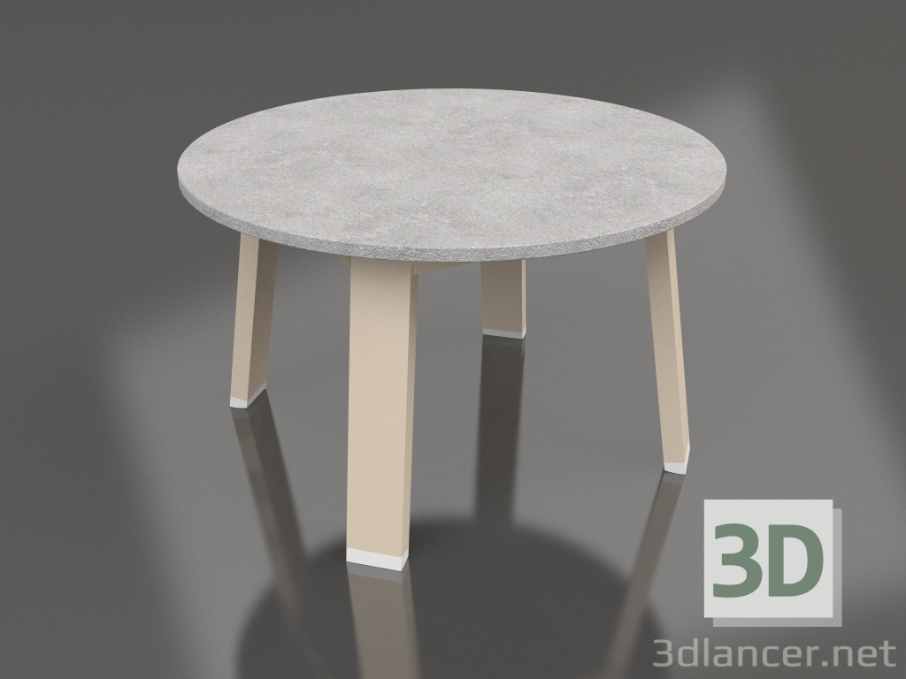 modèle 3D Table d'appoint ronde (Sable, DEKTON) - preview