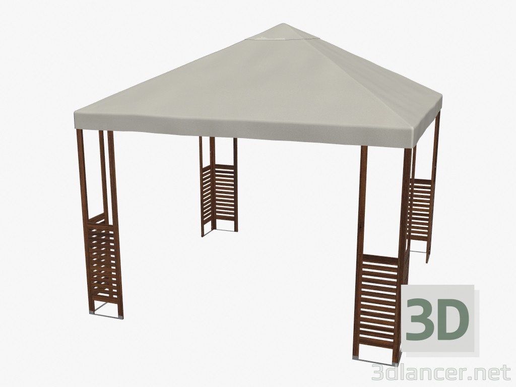 3d model garden house - preview