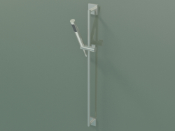 Barre de douche avec flexible de douche, toboggan et douchette (26402980-08)