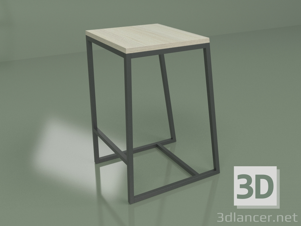 3d модель Полубарный стул – превью