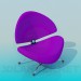 modèle 3D Chaise confortable basse - preview