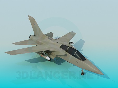 3d модель Военный самолет Tornado Gr.1 – превью