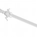 3d модель Середньовічний меч – превью