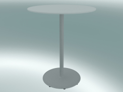 टेबल बॉन (9380-01 (cm 60 सेमी), एच 74 सेमी, एचपीएल सफेद, कच्चा लोहा सफेद)
