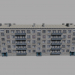 3D modeli Beş katlı panel bina - önizleme