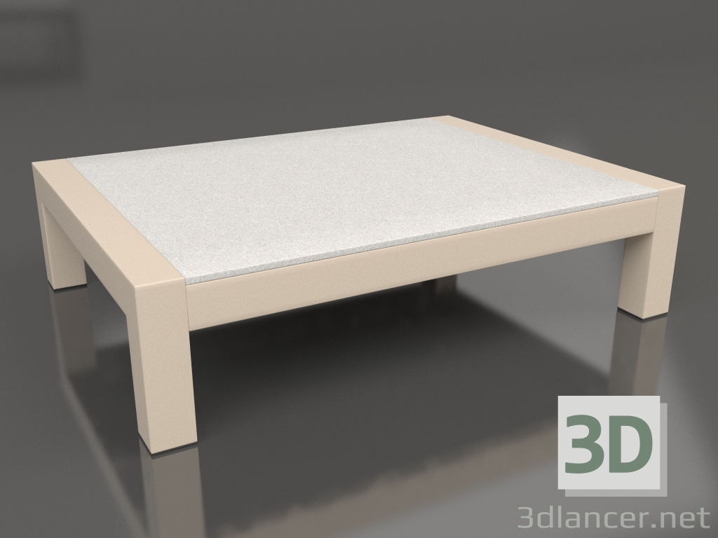 3D Modell Couchtisch (Sand, DEKTON Sirocco) - Vorschau