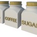 3d модель Кофе-чай-сахар Set – превью