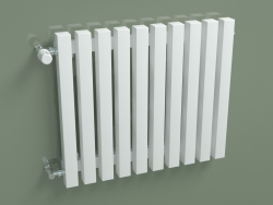 Radiatore verticale RETTA (10 sezioni 500 mm 40x40, bianco opaco)