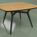 modèle 3D Table à manger Lars Oak (noir, 1200x1200) - preview