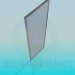 modèle 3D Porte du verre dépoli - preview