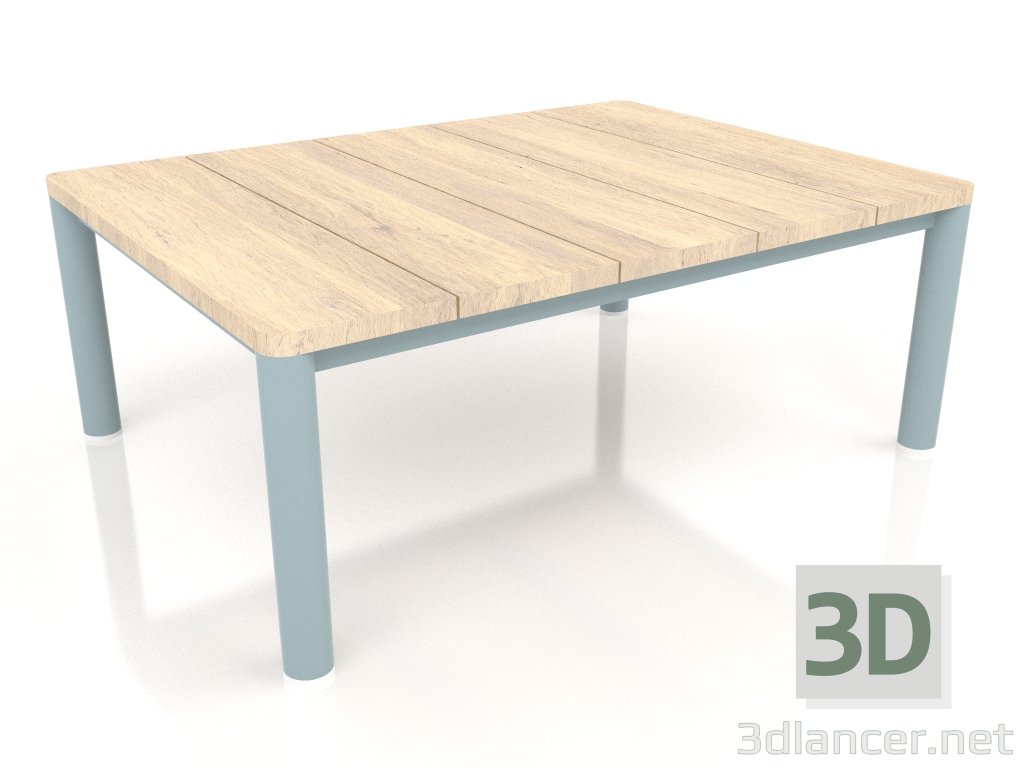 3d model Coffee table 70×94 (Blue gray, Iroko wood) - preview