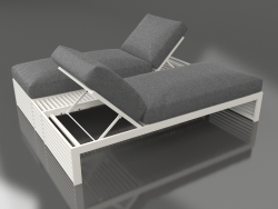 Двуспальная кровать для отдыха (Agate grey)