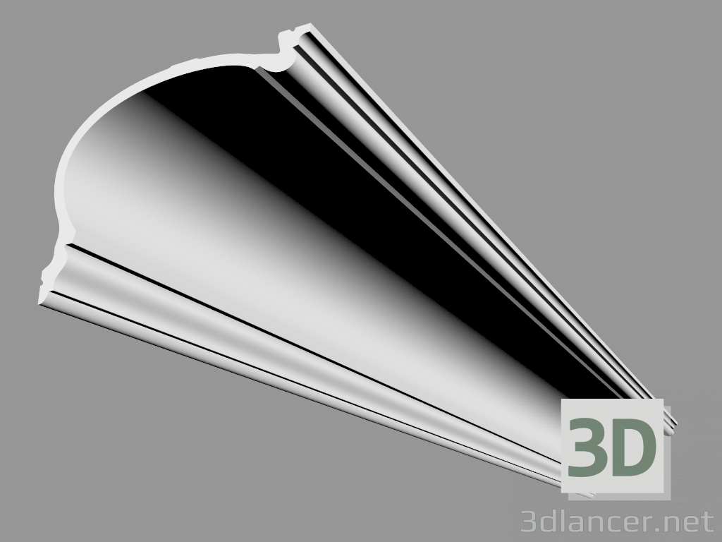 3D modeli Korniş C843 - Miras (Xterio) (200 x 19 x 25 cm) - önizleme