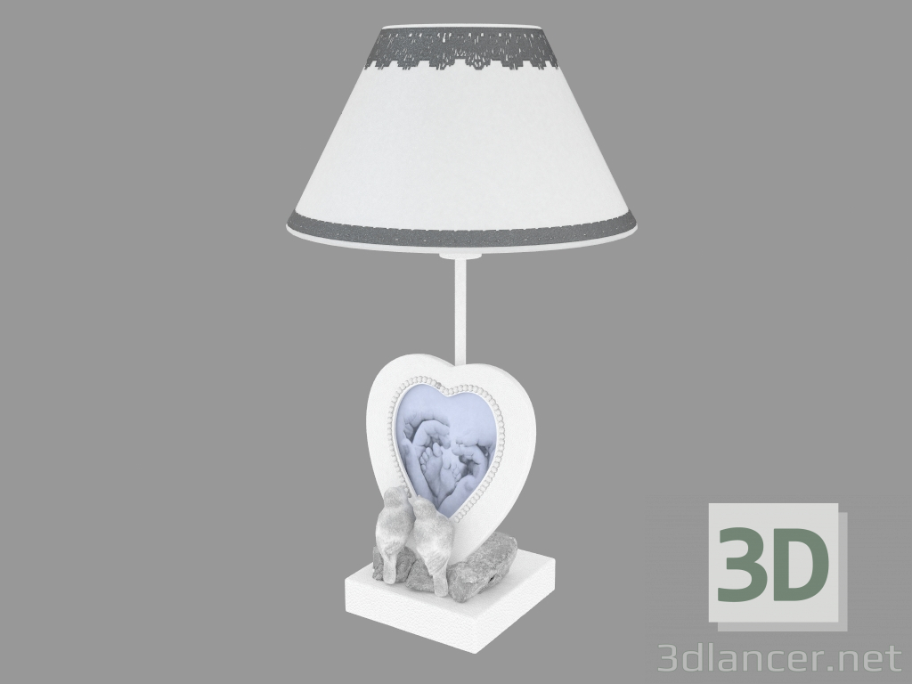 modèle 3D Lampe de bureau BOUQUET (ARM023-11-S) - preview