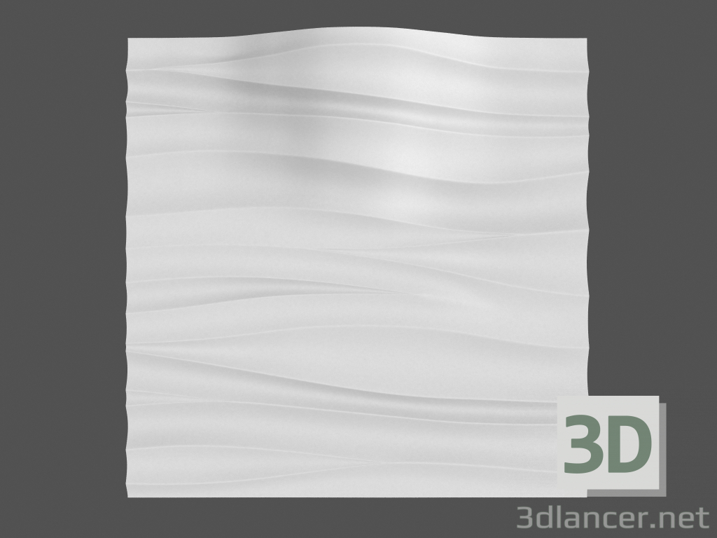 3d model Silk LED 3D panel - preview