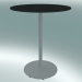 3D Modell Tisch BON (9380-01 (⌀ 60 cm), H 74 cm, HPL schwarz, Gusseisen weiß) - Vorschau
