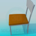 3d model Chair with leather side treatment - preview