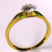 El anillo de oro 3D modelo Compro - render
