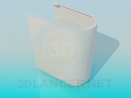 modello 3D Piedi sotto il bidet - anteprima