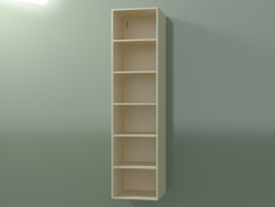 Wall tall cabinet (8DUBED01, Bone C39, L 36, P 36, H 144 cm)
