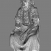 3d модель скульптура индианка – превью