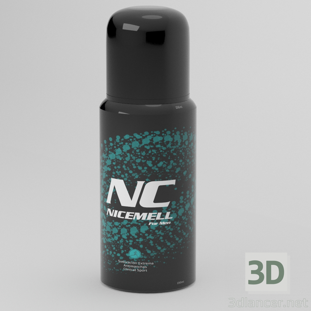 3D Modell Deodorant - Vorschau