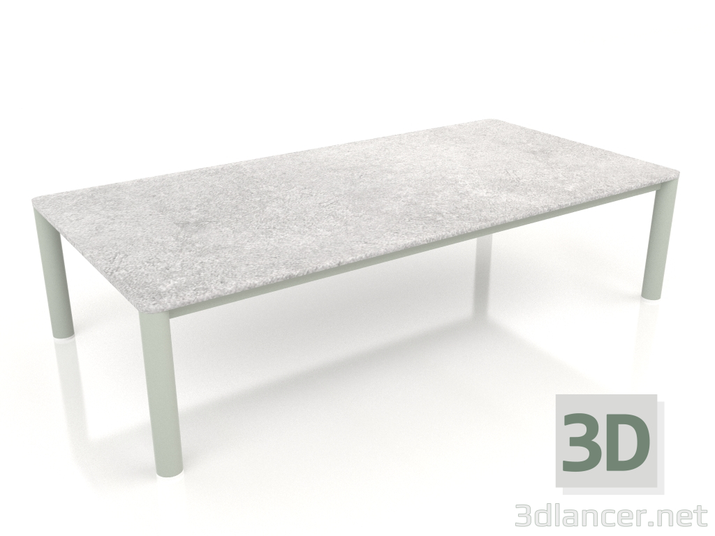 Modelo 3d Mesa de centro 70×140 (cinza cimento, DEKTON Kreta) - preview