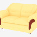 3d model Leather Sofa (dx2) - preview
