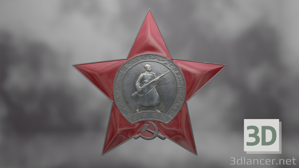 modèle 3D de Ordre du Red Star acheter - rendu