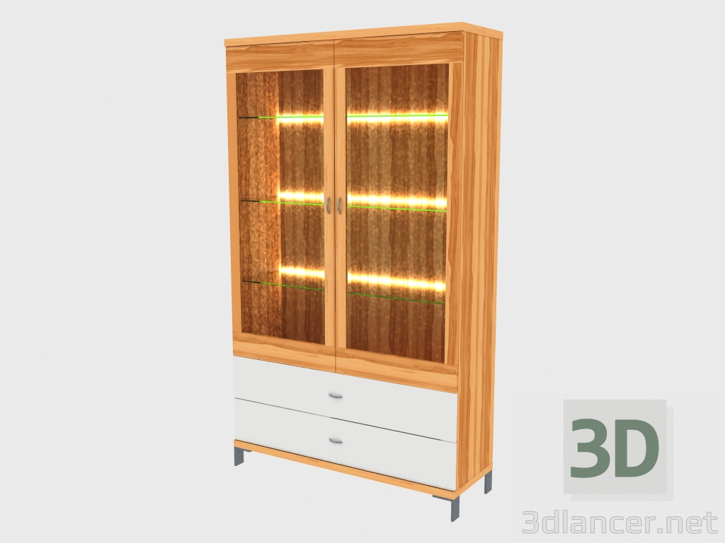 3d model The element of the furniture wall (150-63-3) - preview