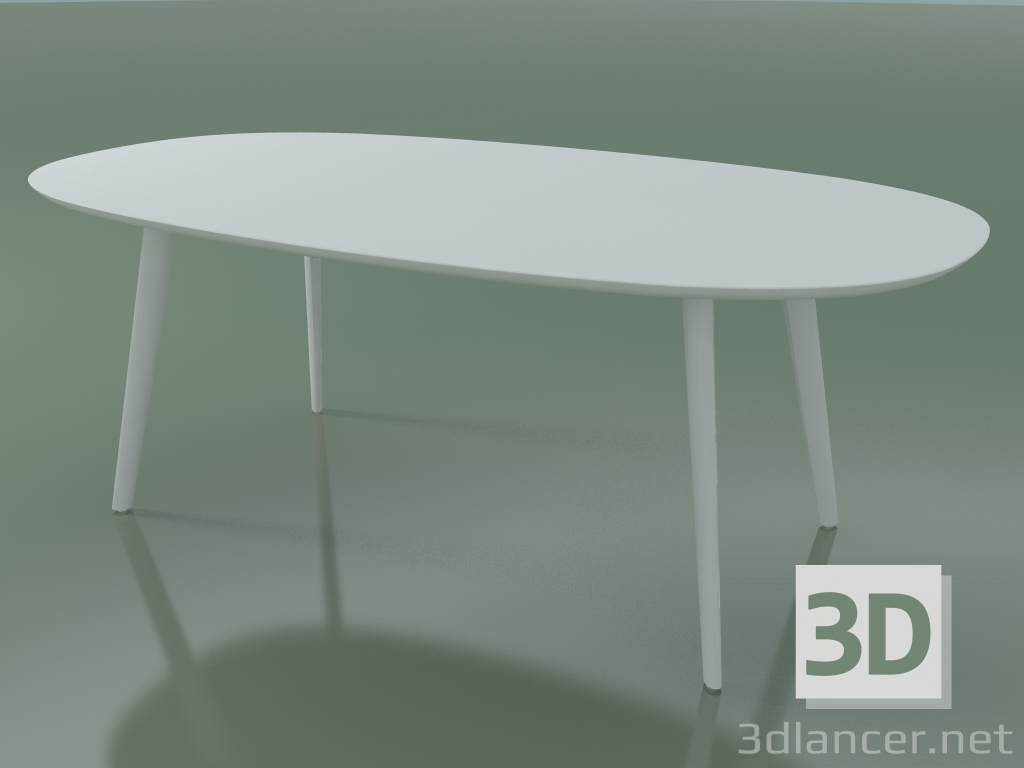 3D modeli Oval masa 3507 (H 74 - 200x110 cm, M02, L07, seçenek 2) - önizleme