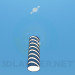 3d model Striped lamp - preview