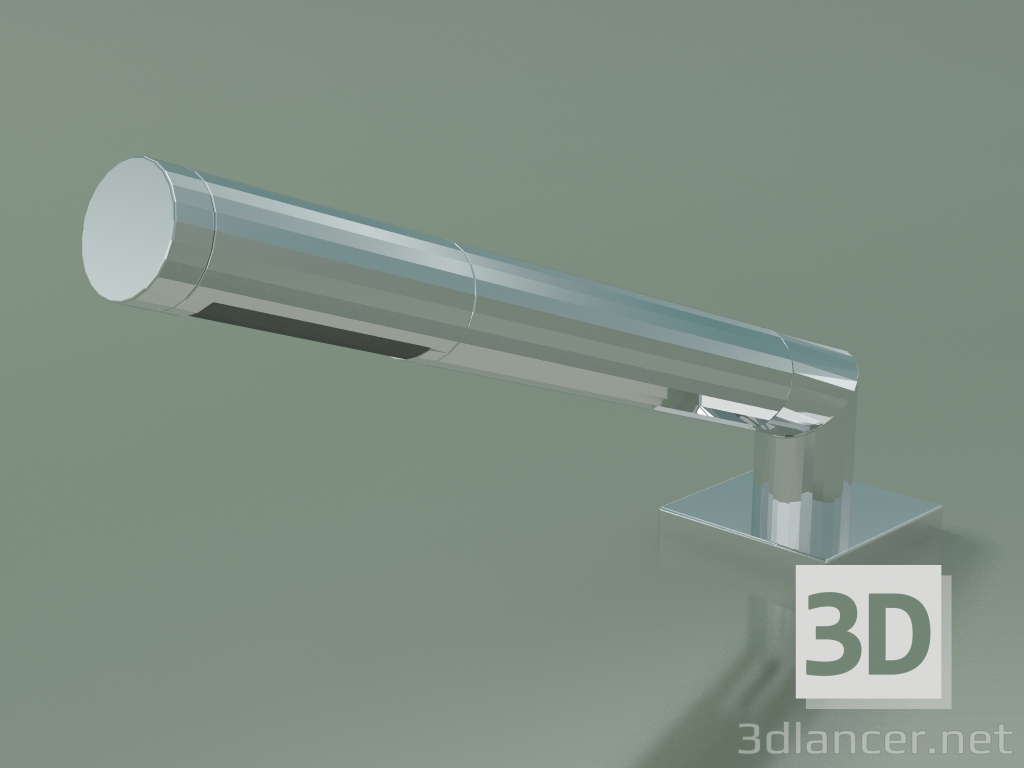 modèle 3D Ensemble de douchette à main pour installation sur le pont de bain (27702980-00) - preview