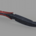modello 3D di coltello di piume comprare - rendering