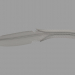cuchillo de pluma 3D modelo Compro - render