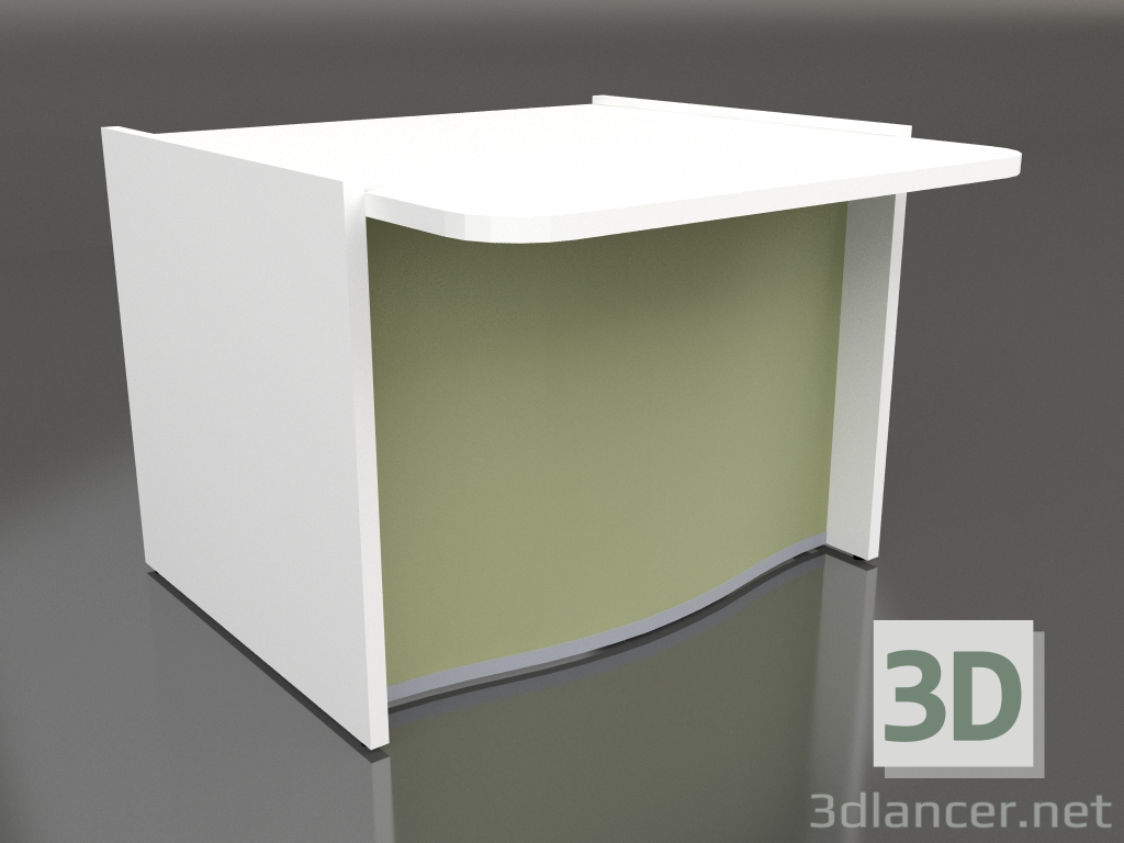 3D modeli Resepsiyon masası Wave LUV10 (1026x755) - önizleme