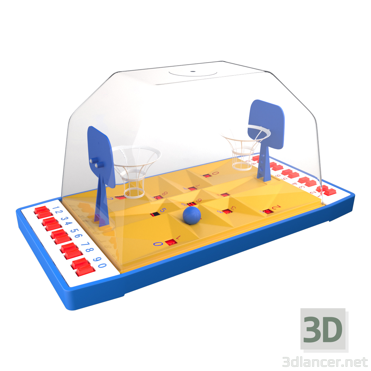 modello 3D di pallacanestro comprare - rendering