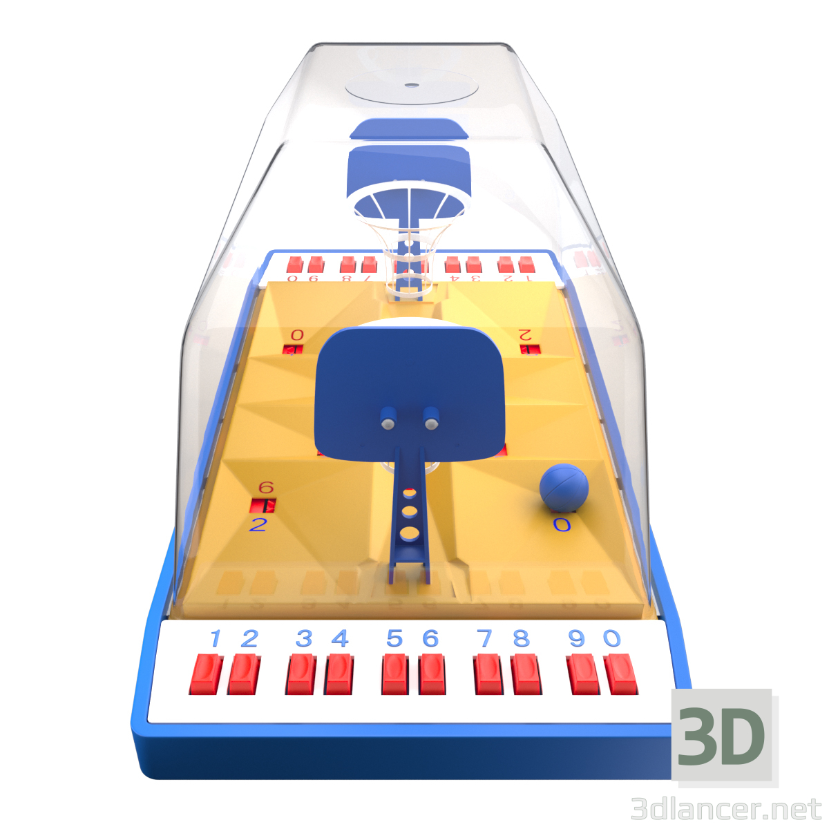 D Model Basketball Dlancer Net