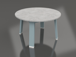 Round side table (Blue gray, DEKTON)