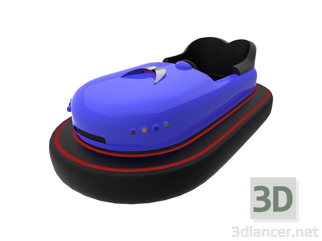 Autoscooter für Attraktionen 3D modele 3D-Modell kaufen - Rendern