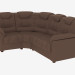 modèle 3D Canapé en cuir (1C2) - preview