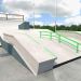 modello 3D skatepark - anteprima