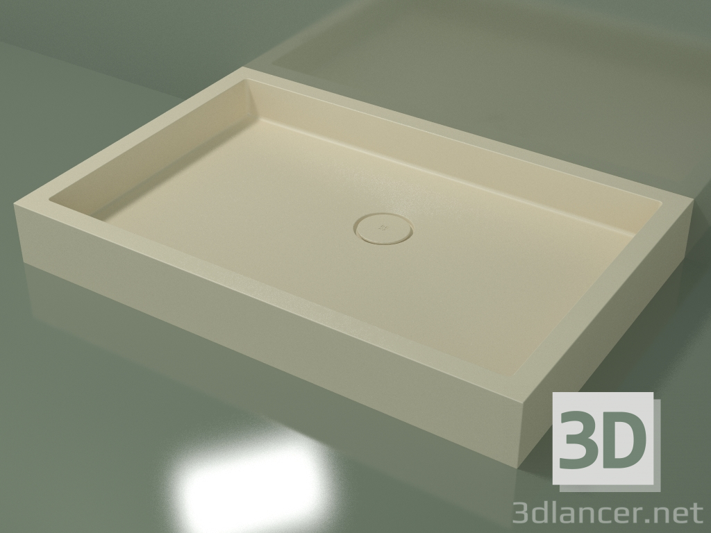 3D modeli Duş teknesi Alto (30UA0121, Bone C39, 120x80 cm) - önizleme