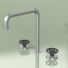3d model Three-hole mixer with swivel spout (20 32 V, AS-ON) - preview